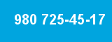 980 725-45-17 980 725-45-17